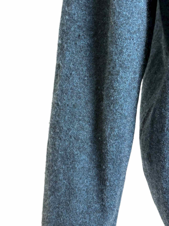 Black Goat Cashmere Zip Size XXL Men's Cardigan