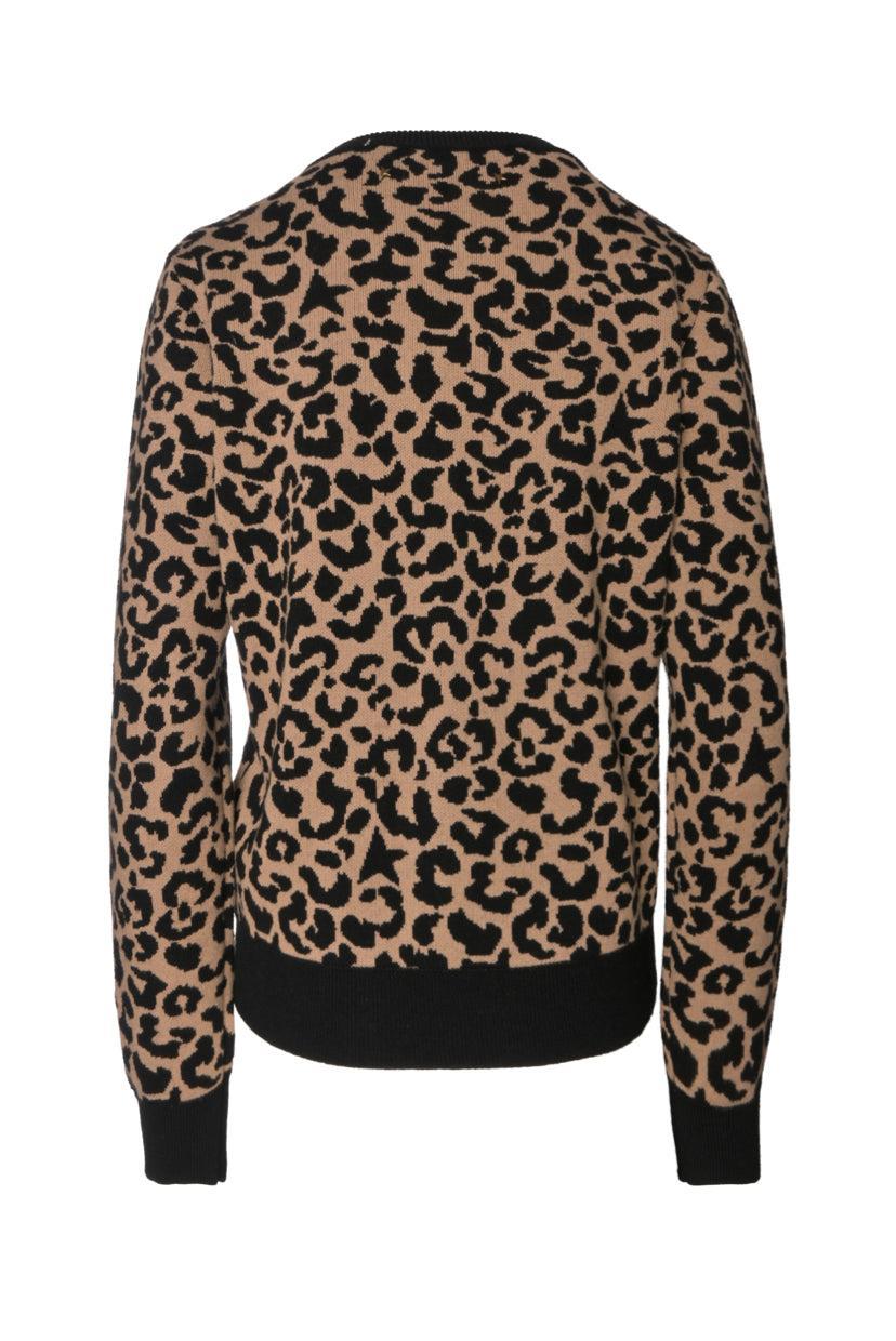 Golden Goose Size M Leopard Print Wool Sweater