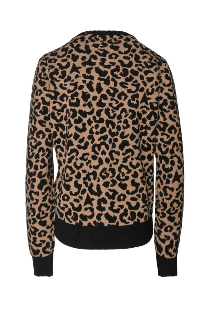 Golden Goose Size M Leopard Print Wool Sweater