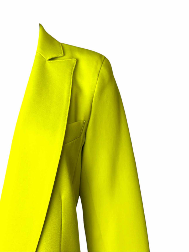 Smythe Size 8 Yellow Poly Blazer