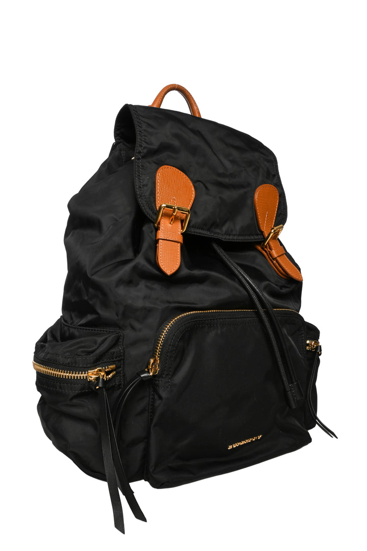 Burberry Rucksack Leather Trimmed BackPack