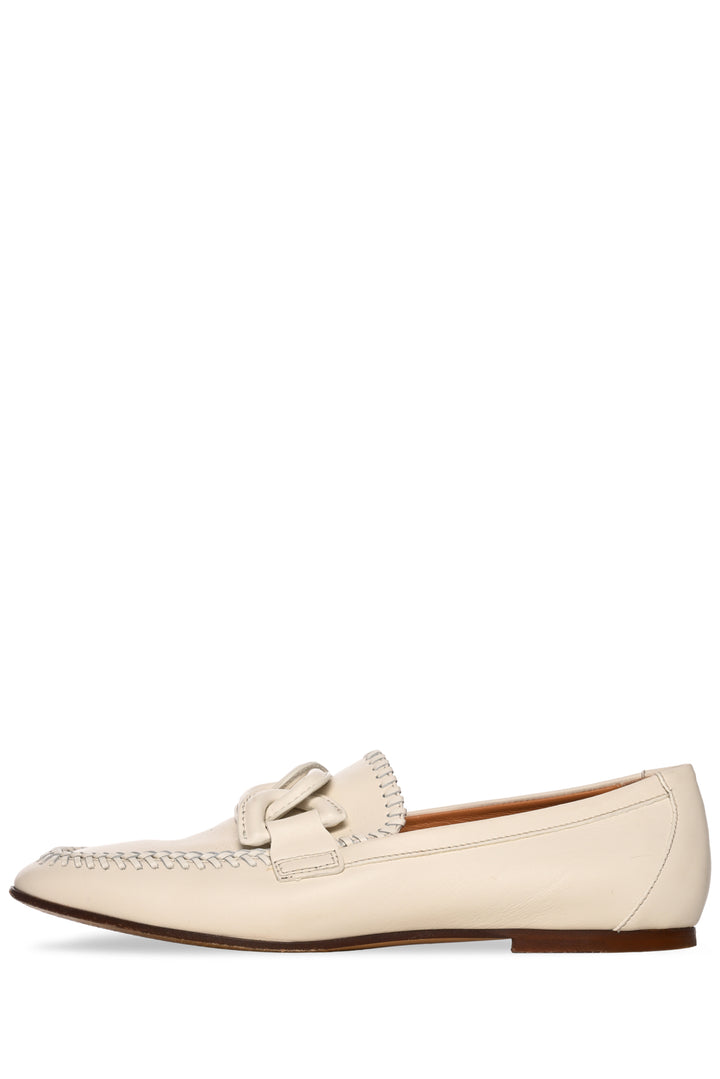 Tod's Size 37 Kate Leather Loafers