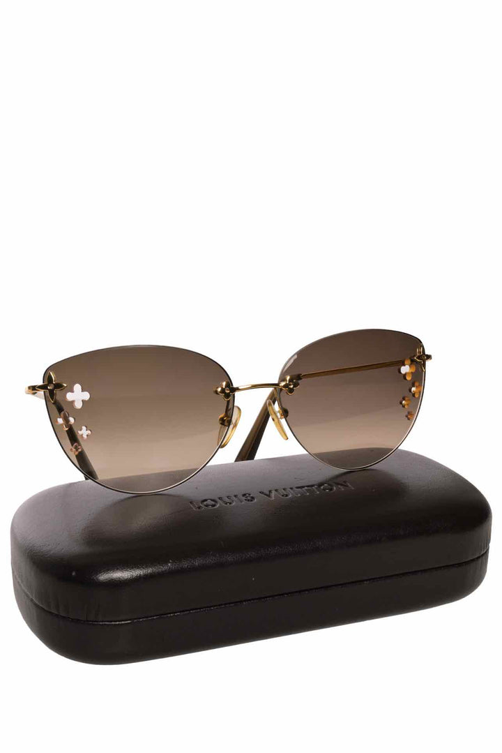 Louis Vuitton Rimless Desmayo Cat Eye Sunglasses