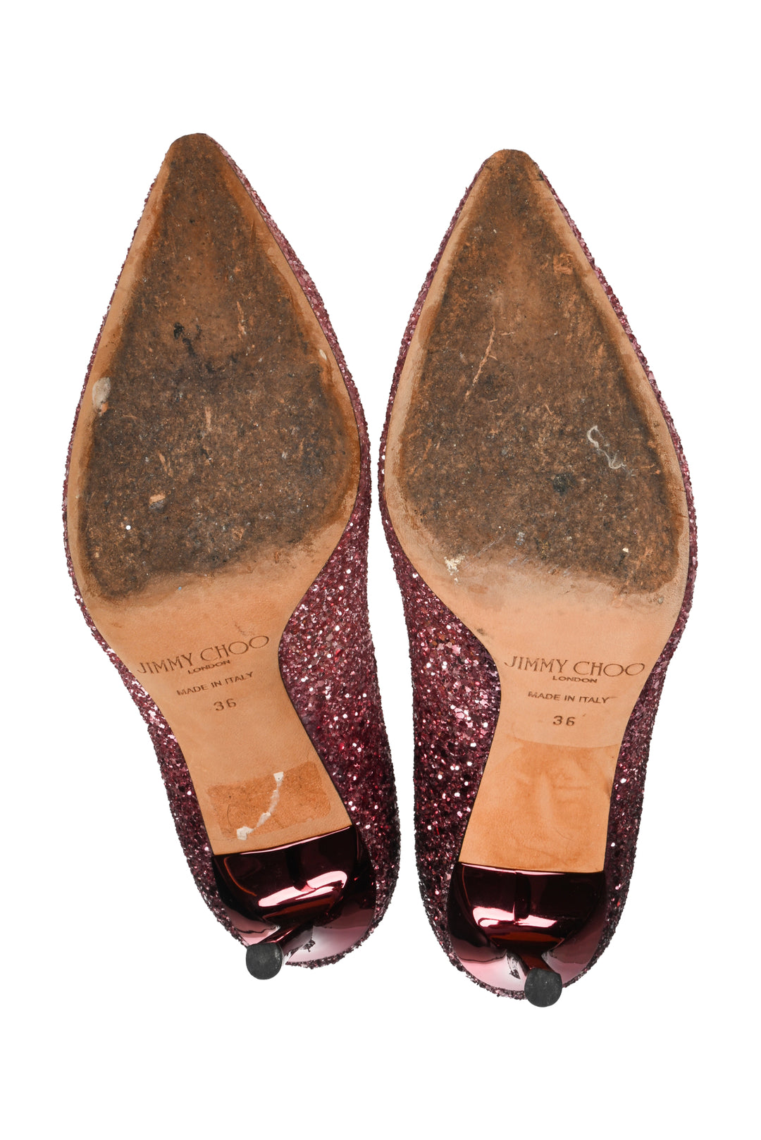 Jimmy Choo Size 36 Romy Glitter Pumps