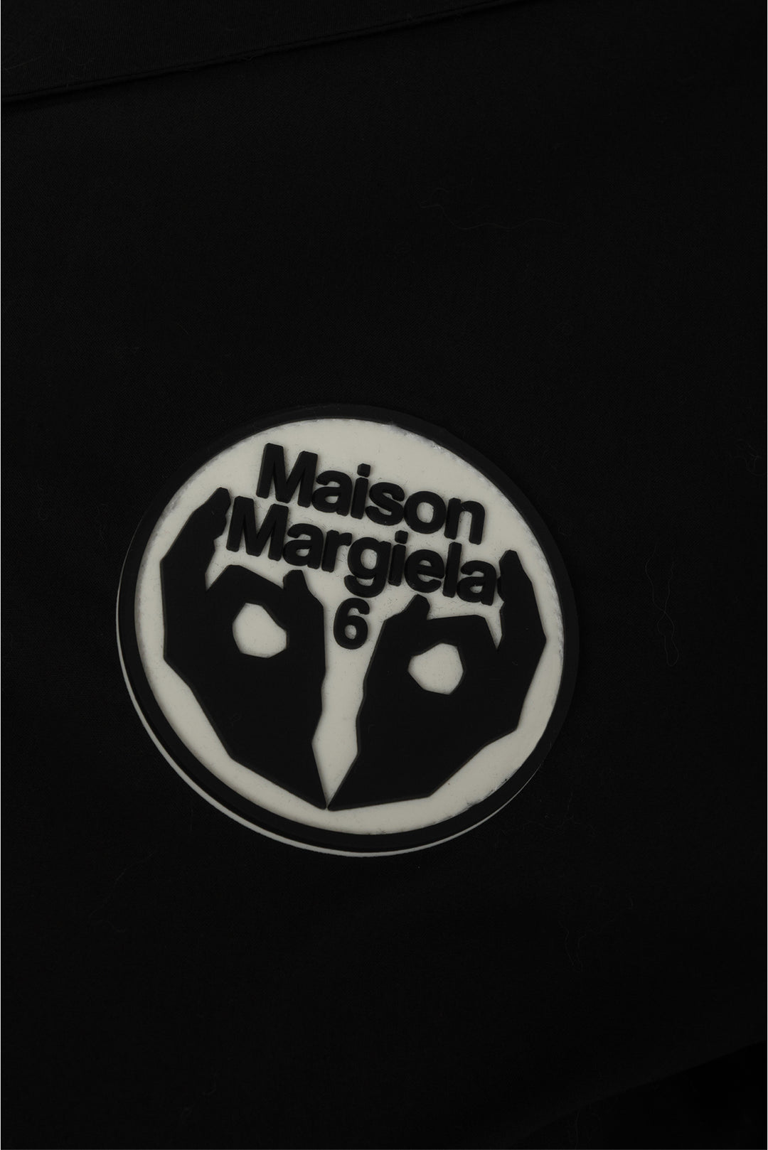 MM6 Size 38 Black Back Flap Shirt