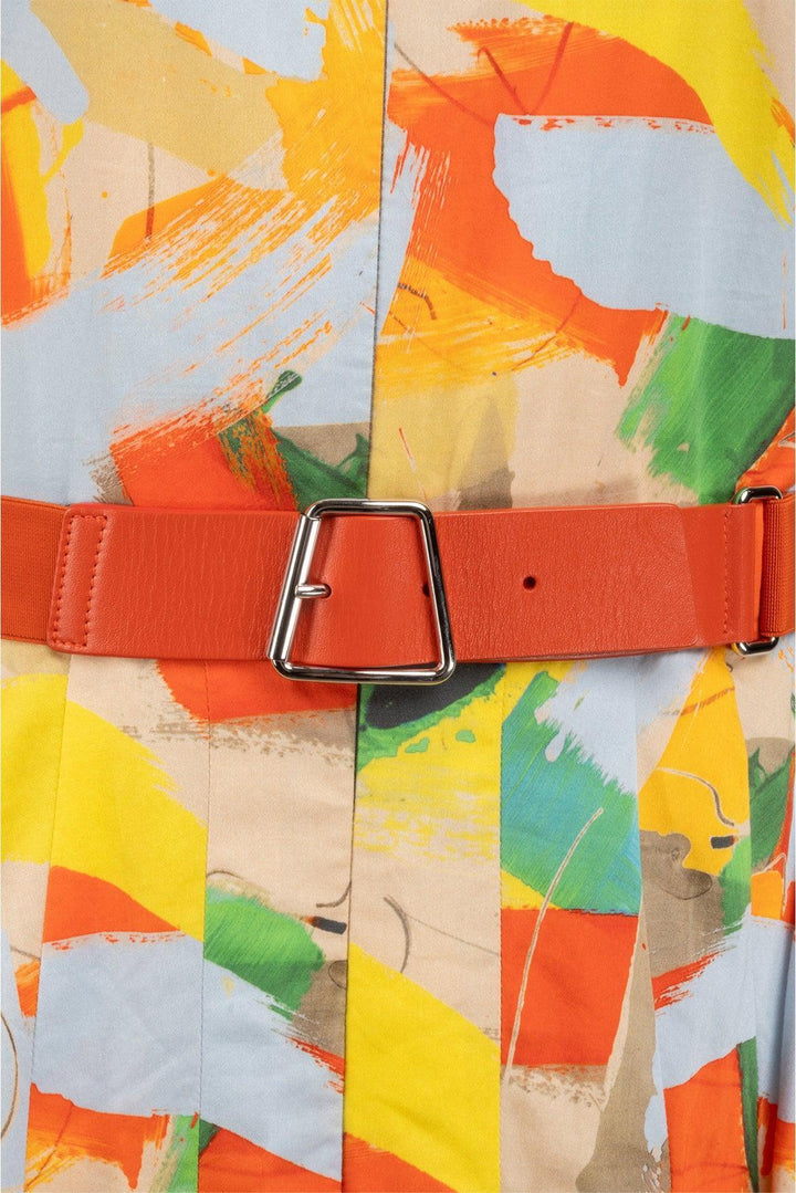 Akris Size 8 A-Line Shirt Dress