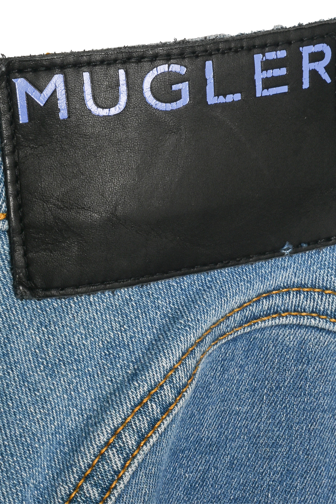 Mugler Size 36 Spiral Skinny Jeans