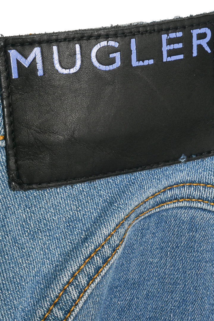Mugler Size 36 Spiral Skinny Jeans