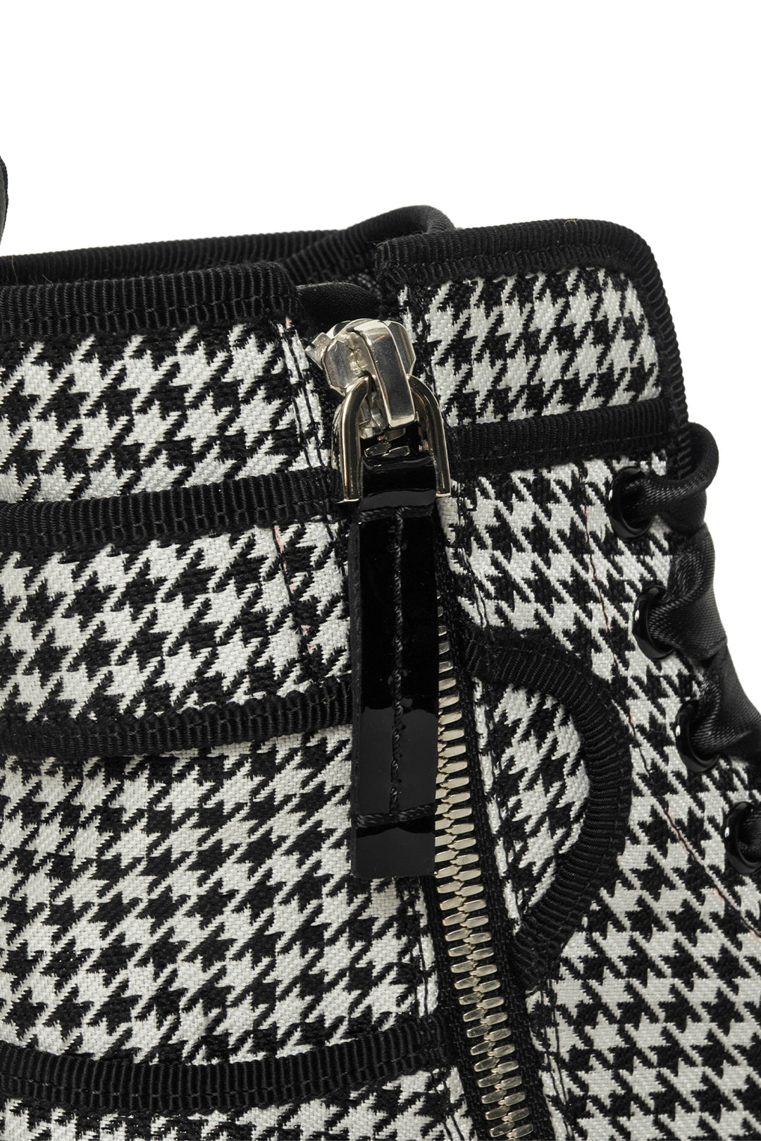 Roger Vivier Size 35 Viv Ranger Houndstooth Ankle Boots