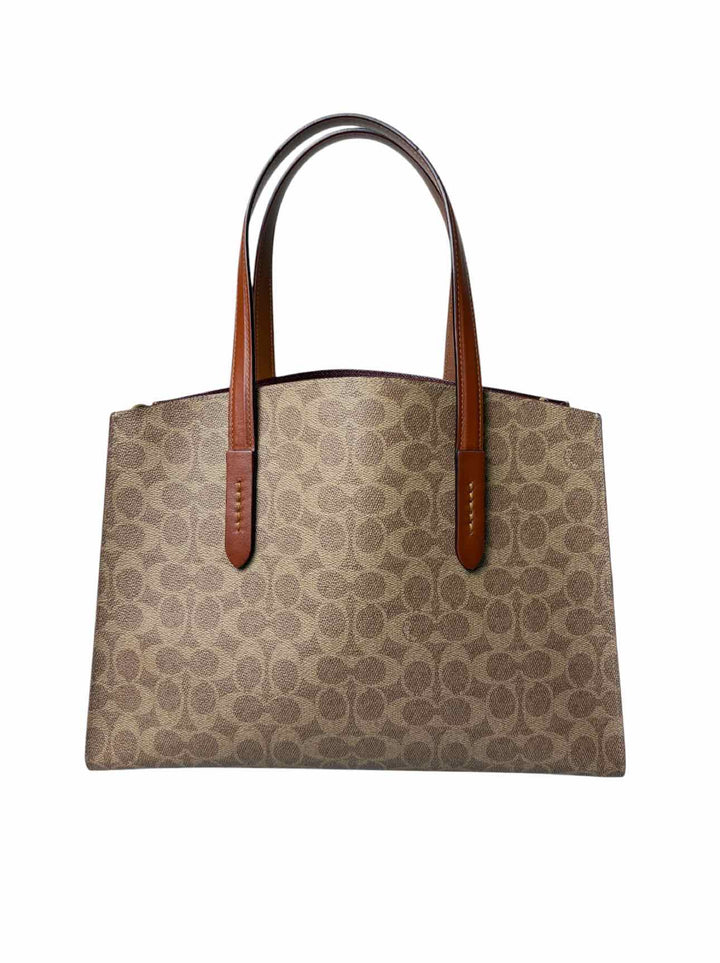 Coach Charlie Carryall Coated Canvas Monogram Tote