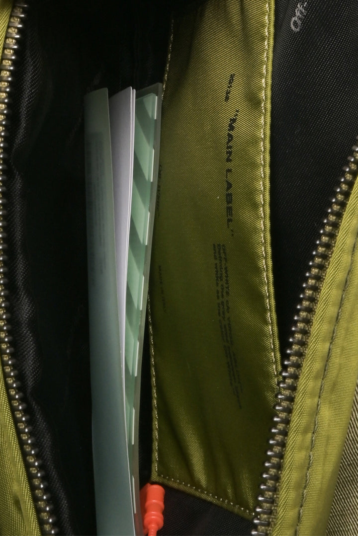 Off White Nylon Sporty Fanny Pack