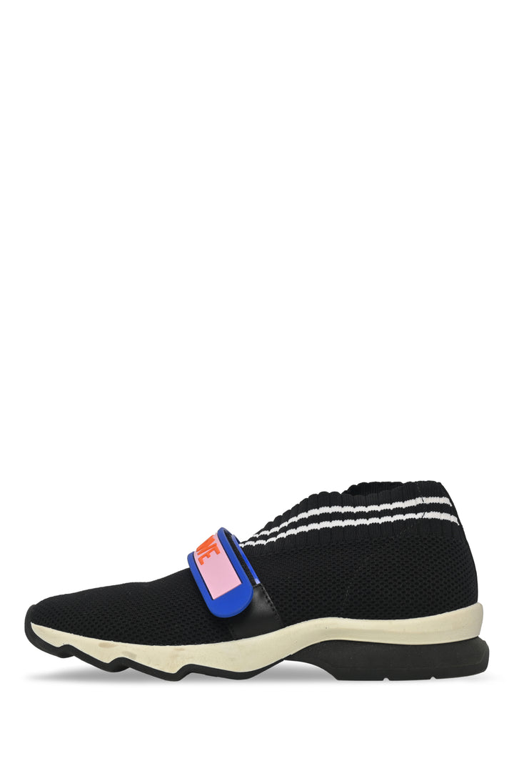 Fendi Size 36.5 Fendi Love Rockoko Knit Sneaker