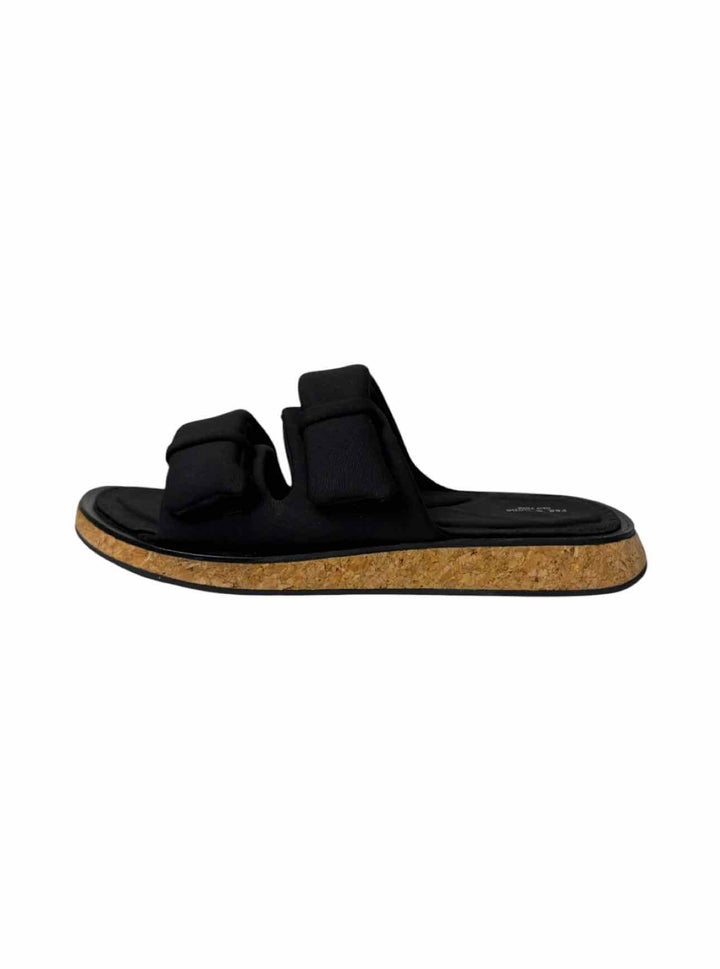 Rag & Bone Size 37.5 Parque Velcro Double Strap Fabric Sandals