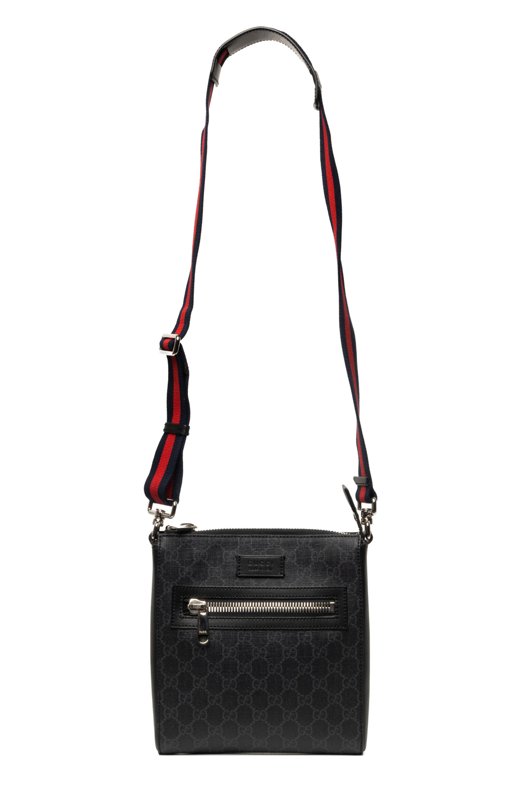 Gucci GG Supreme Flat Messenger Bag