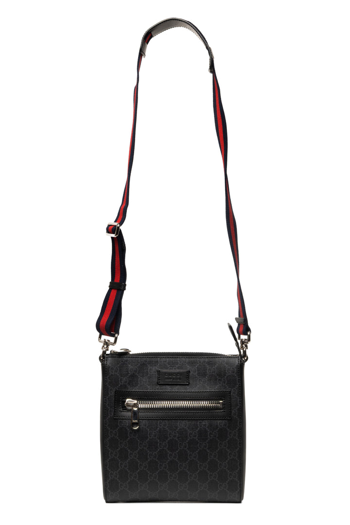 Gucci GG Supreme Flat Messenger Bag