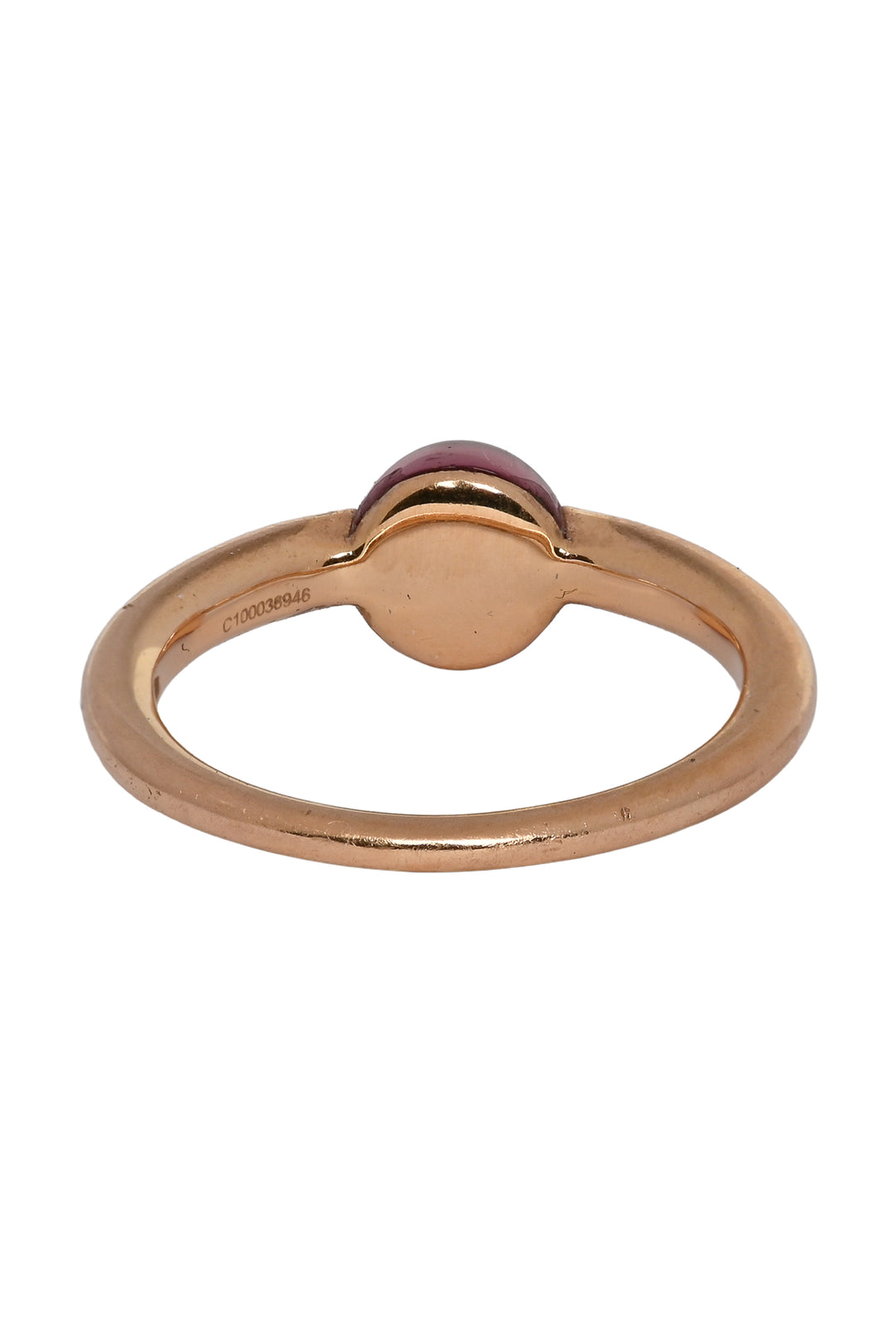 Pomellato Size 6 18K Yellow Gold M'ama non M'ama Ring