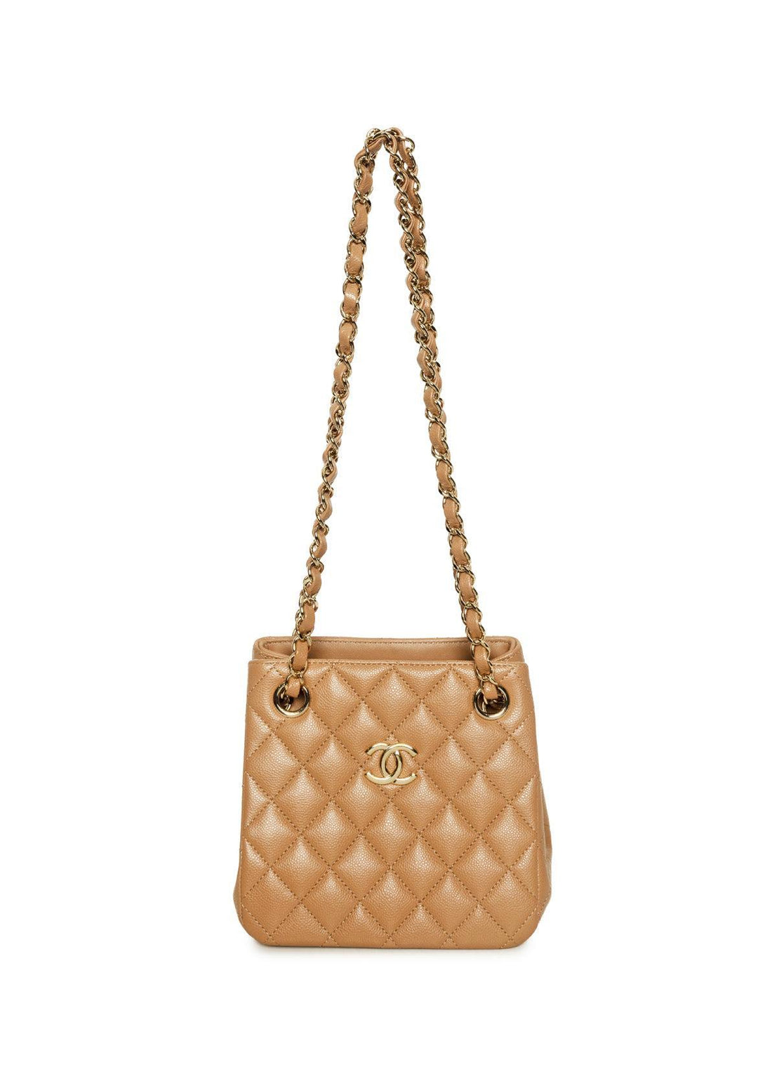 Chanel Caviar Quilted Mini Bucket Bag