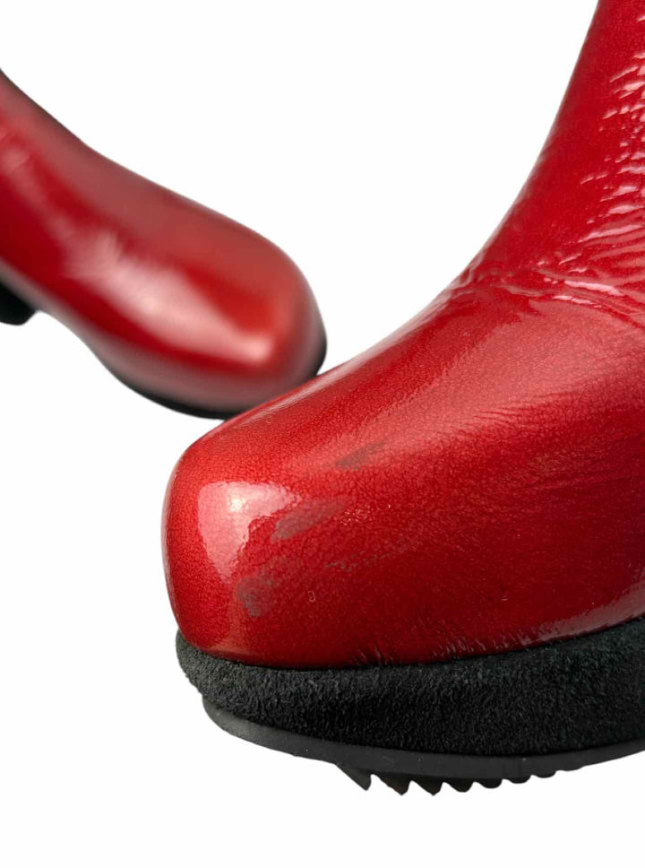 John Fluevog Size 8.5 Tracker Platform Chelsea Ankle Boots