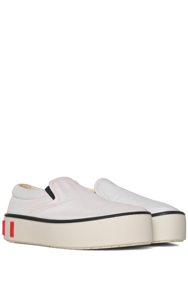 Marni Size 42 Men's Logo Canvas Slip On Sneaker
