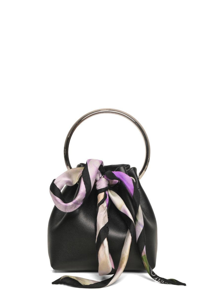 Jimmy Choo Bon Bon Shiny Calf Leather Mini Bag Clutch