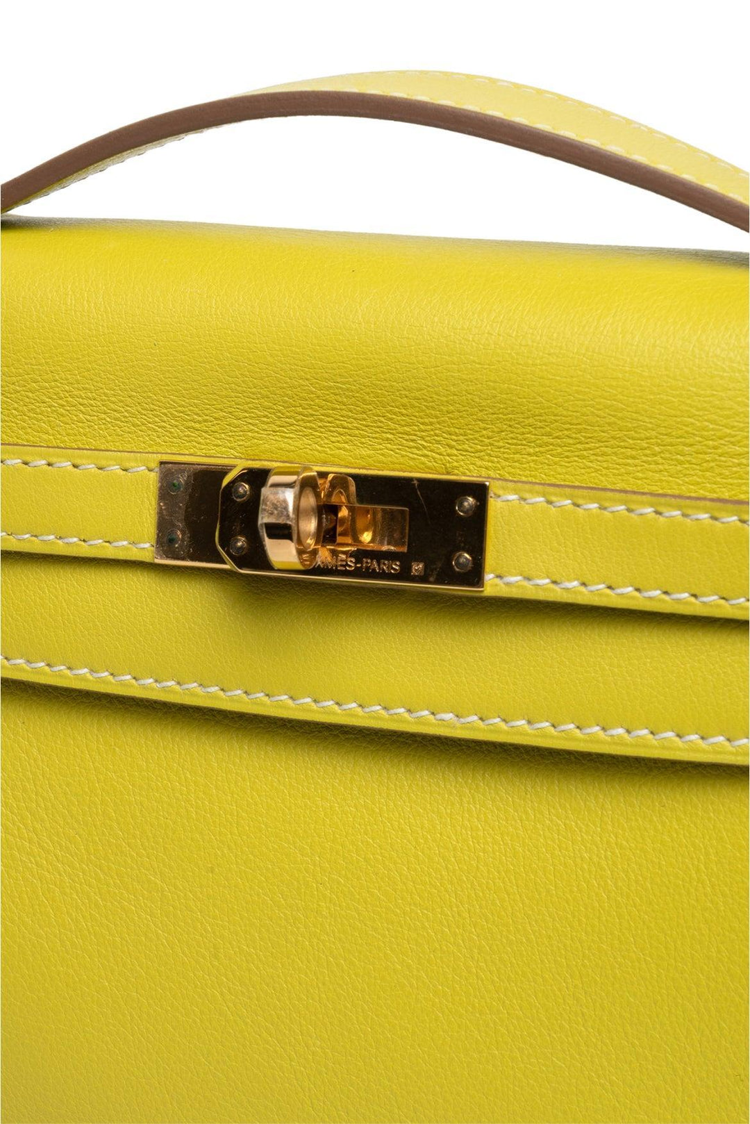 Hermes 2011 Swift Leather Kelly Pochette Clutch
