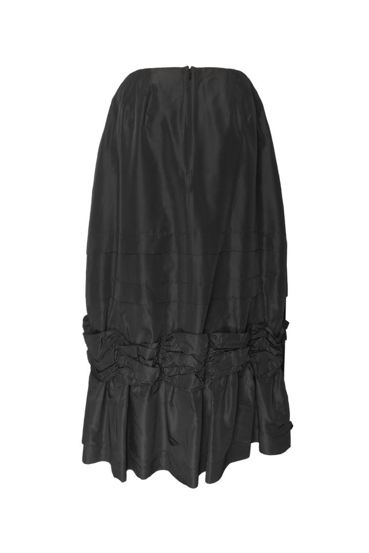 Simone Rocha Size 4 Maxi Ruched Tiered Skirt