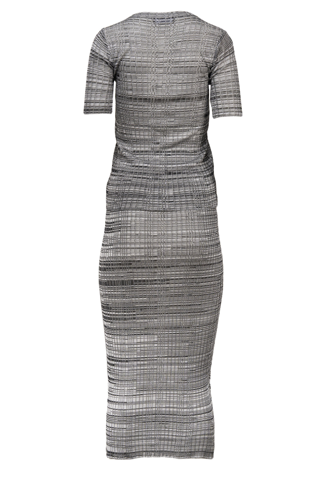 Fabiana Filippi Size XS Liquid Drape Ribbed Knit Top & Skirt Set