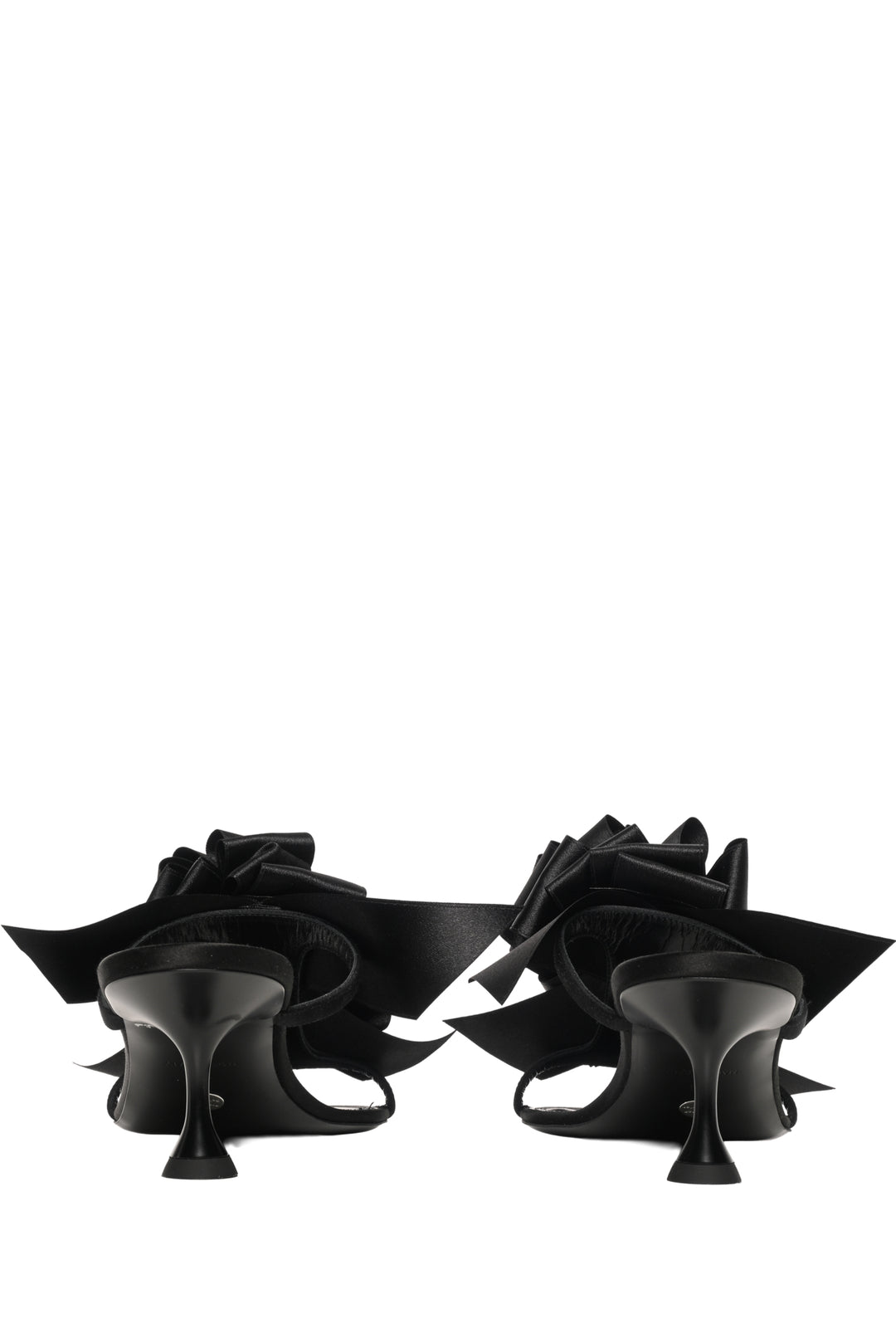 Proenza Schouler Size 38 Tee Souvenir Bow-Detailed Satin Sandals