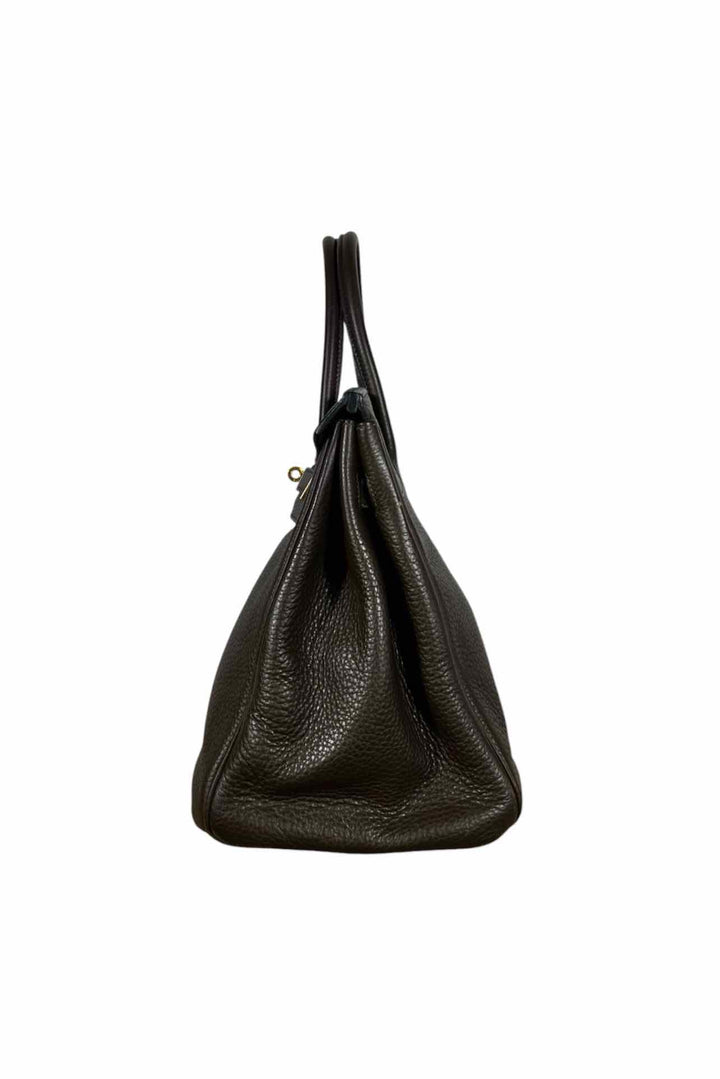 Hermes 2009 Clemence Leather Birkin 35