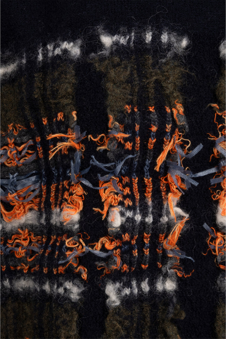 Y's Size 2 Frayed Ribbon Sweater