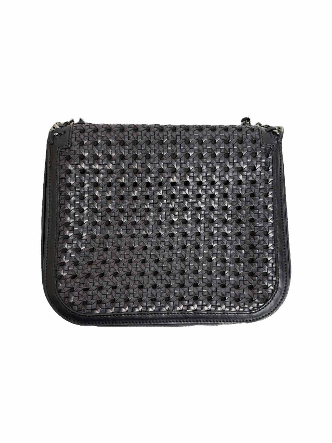 Stella Mccartney Woven Faux Leather Falabella Box Shoulder Purse