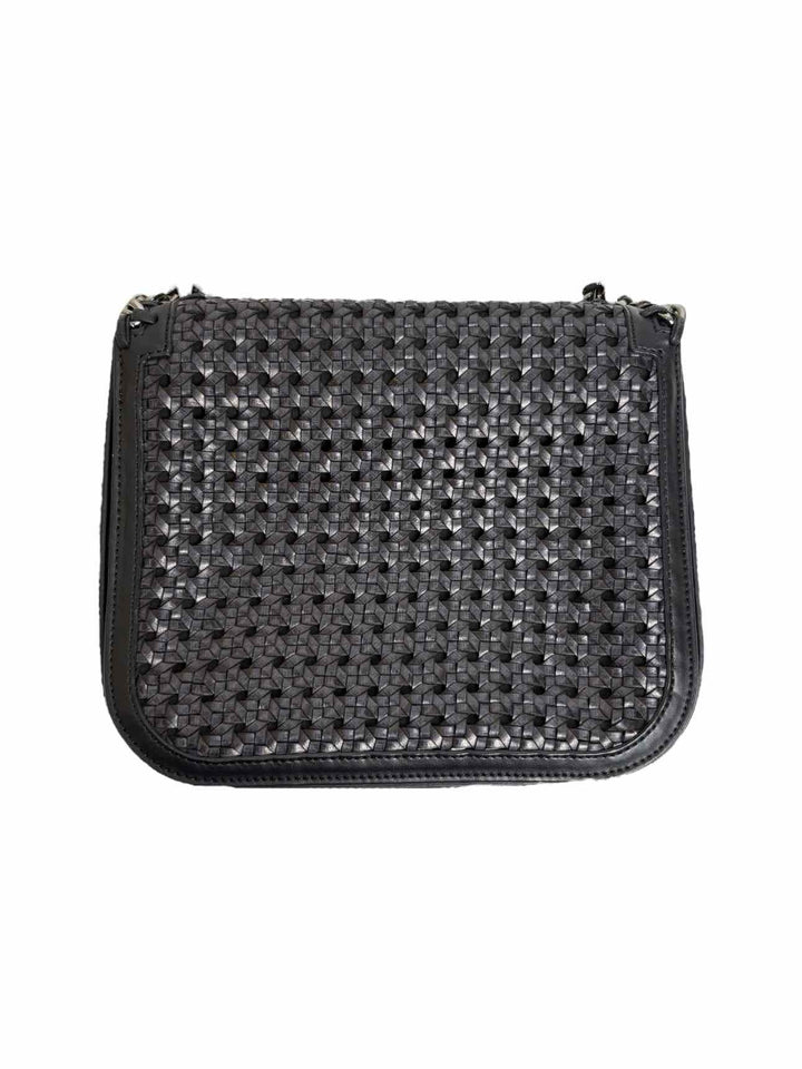 Stella Mccartney Woven Faux Leather Falabella Box Shoulder Purse