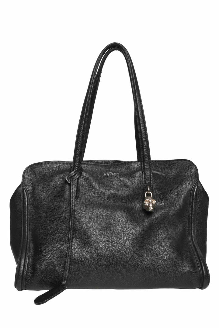 Alexander Mcqueen Large Skull Padlock Tote