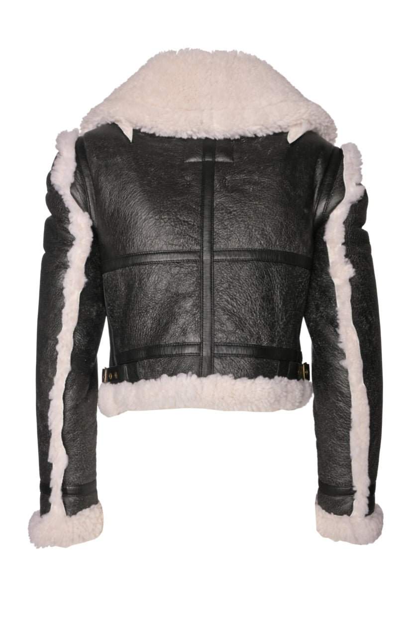 R13 Size M 2023 Shrunken Flat Sleeve Aviator Jacket