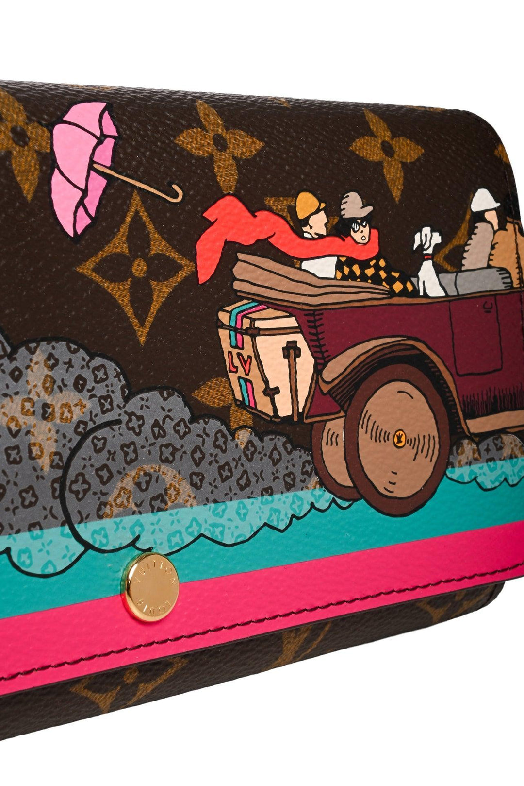 Louis Vuitton 2015 Limited Edition Christmas Animation Sarah Wallet