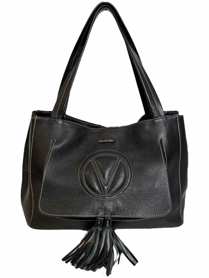 Mario Valentino Estelle Dollaro Quilted Logo Leather Purse