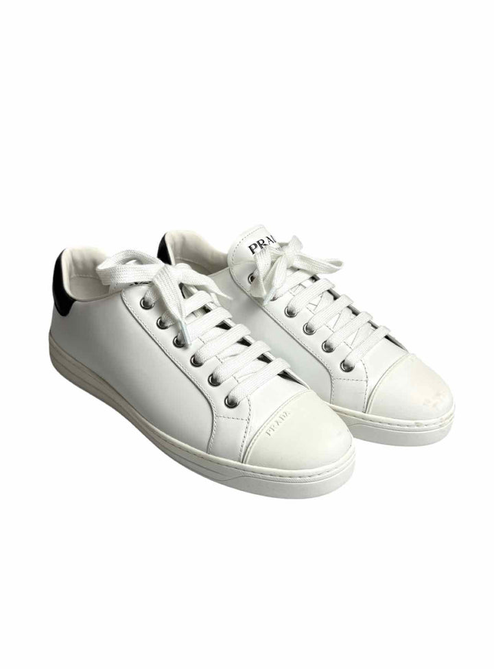Prada Downtown Low-top Leather Size 38 Sneaker