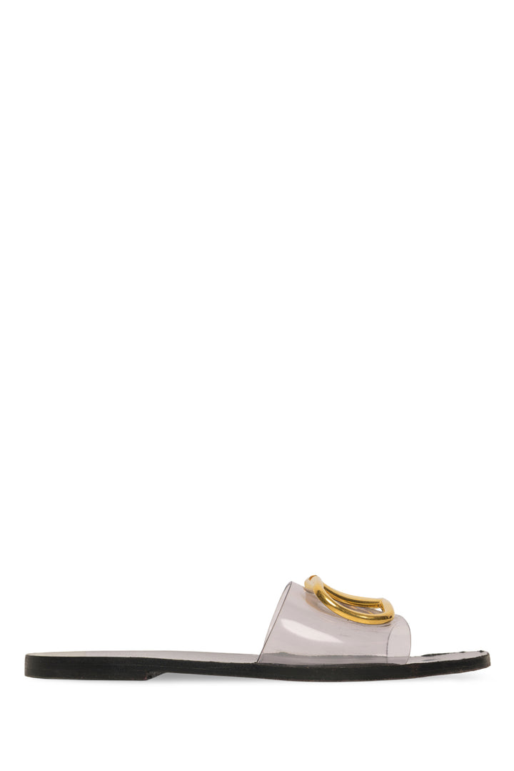 Valentino Size 36 PVC VLogo Slides