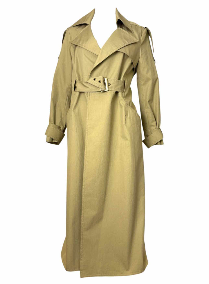 Smythe Size 8 Beige Cotton Trench Coat