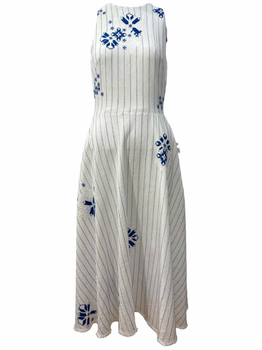 Rue Mariscal Size 4-6 Embroidered Cotton  Dress
