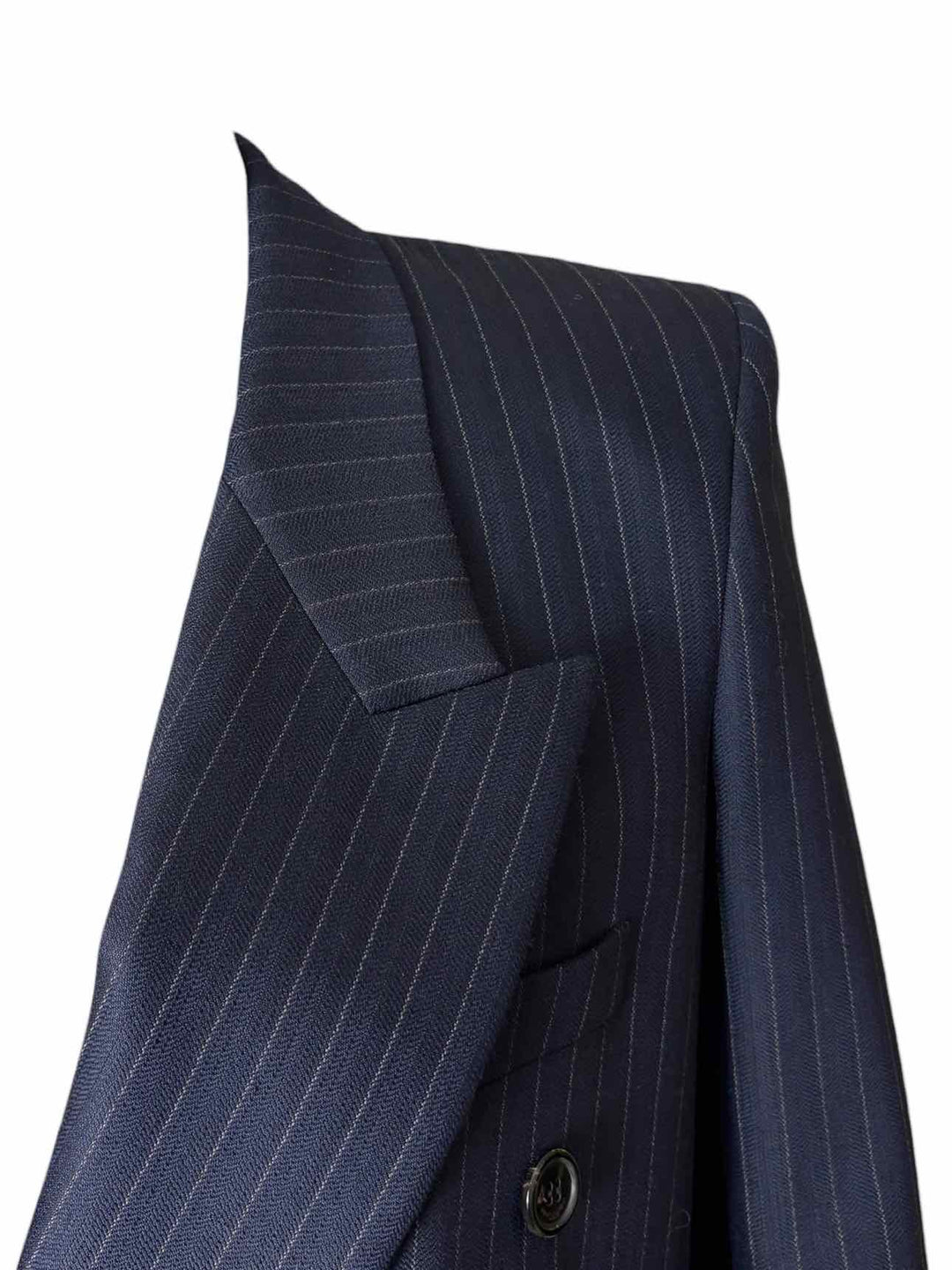 Saint Laurent Size 38 2022 Double Breasted Pinstripe Blazer