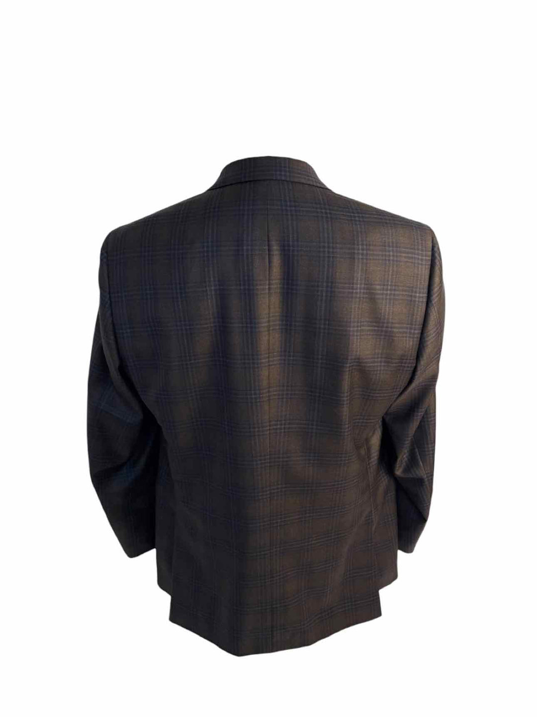 Coppley Size 42 Men's Wool Plaid Blazer
