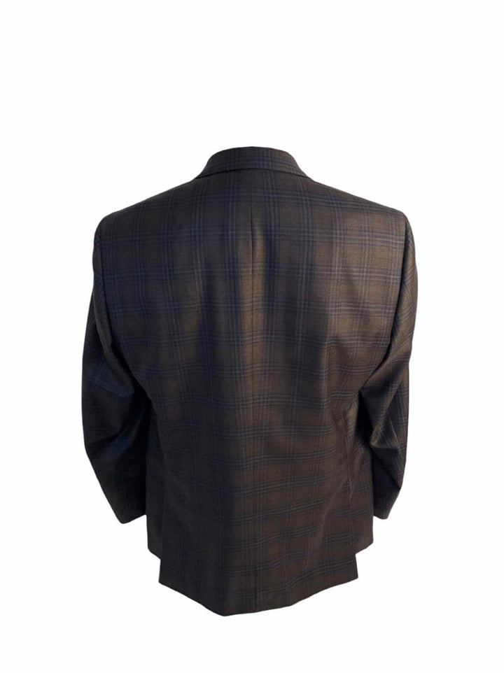 Coppley Size 42 Men's Wool Plaid Blazer