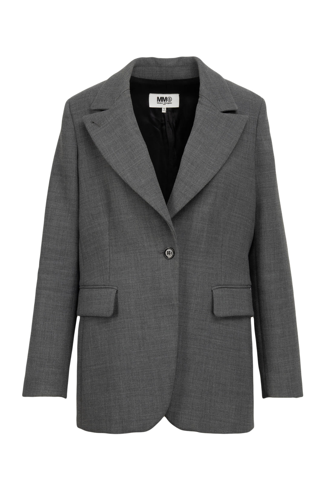 MM6 Martin Margiela Size 44 Single Breasted Wool Blend Blazer