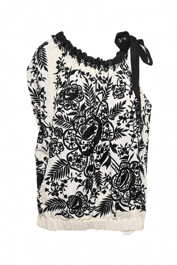 Dries Van Noten Size 36 Embroidered Tank Top