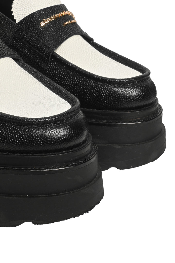 Alexander Wang Size 38.5 Carter Leather Platform Loafers