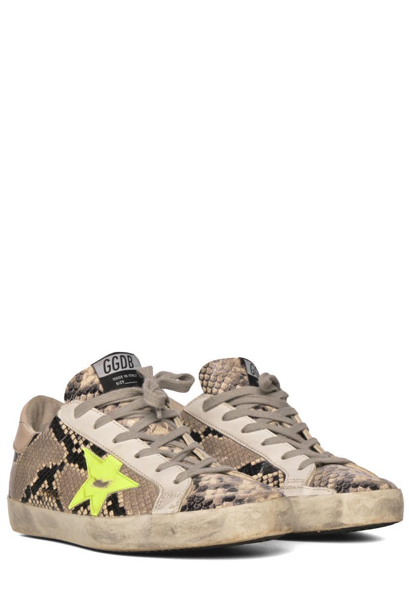 Golden Goose Size 40 Super Star Phyton Sneaker.