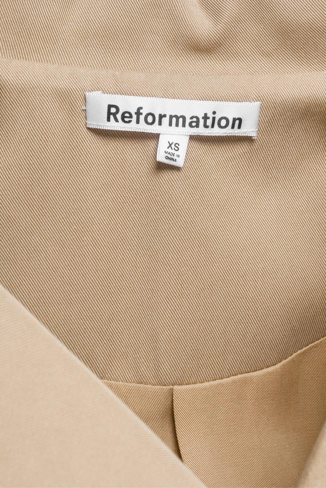 Reformation Size XS Trench Coat