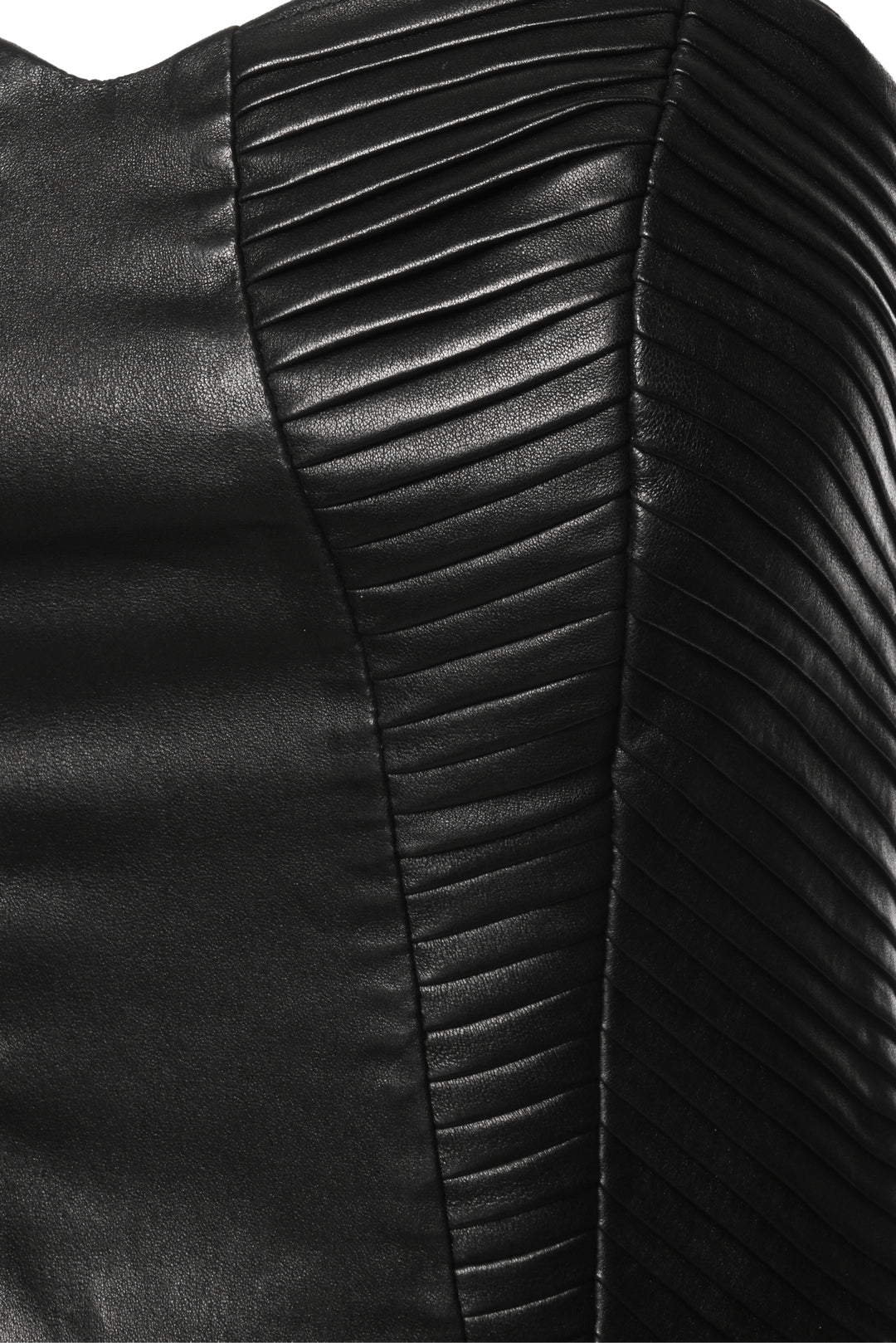 RtA Size 2 Leather Strapless Dress
