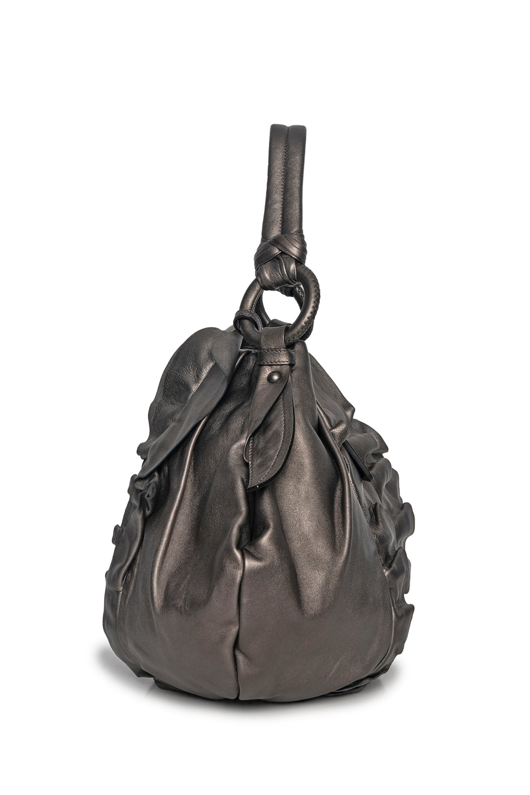 Prada 2008 Nappa Mordore Hobo Bag